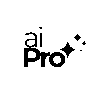 Logo ai Pro zwart transparant